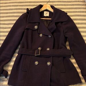 Forever 21 Deep Purple Pea Coat